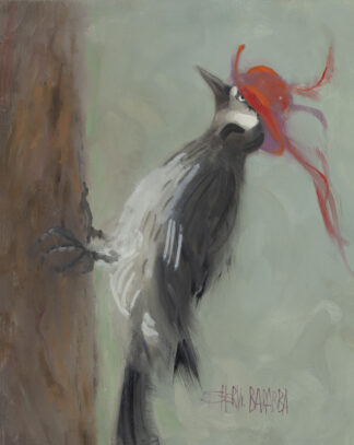 My soul will put on a red clown head and crazy wings and fly with her